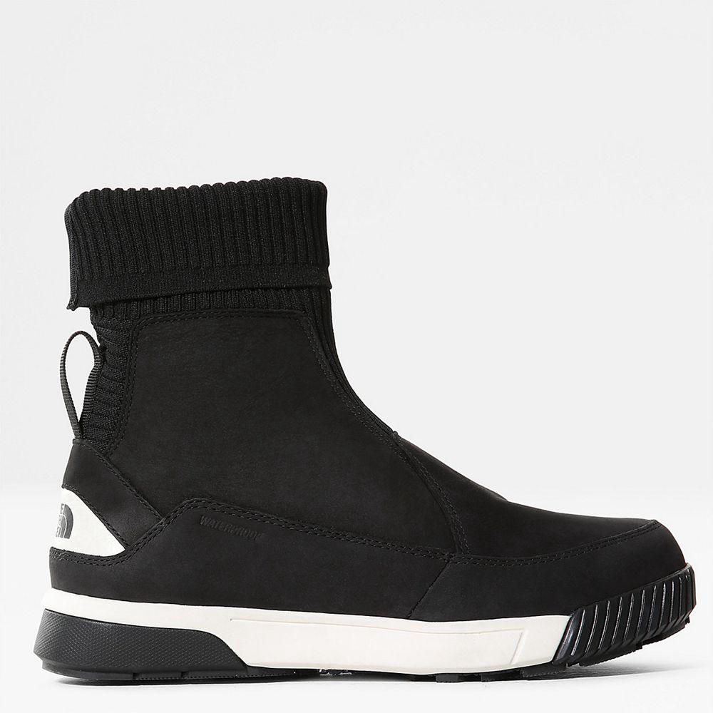 The North Face Sierra Pull-On Γυναικεια Μπότες - Μαυρα / Ασπρα (IPDQ90738)